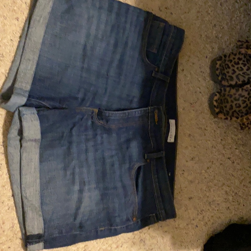 Loft denim shorts EUC